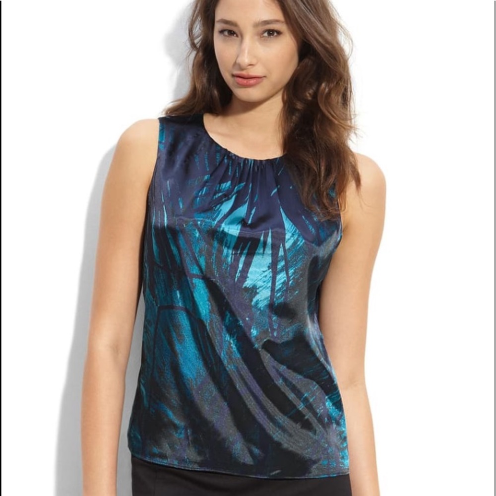 Tahari Silk Ingrid Tank Size M NWT